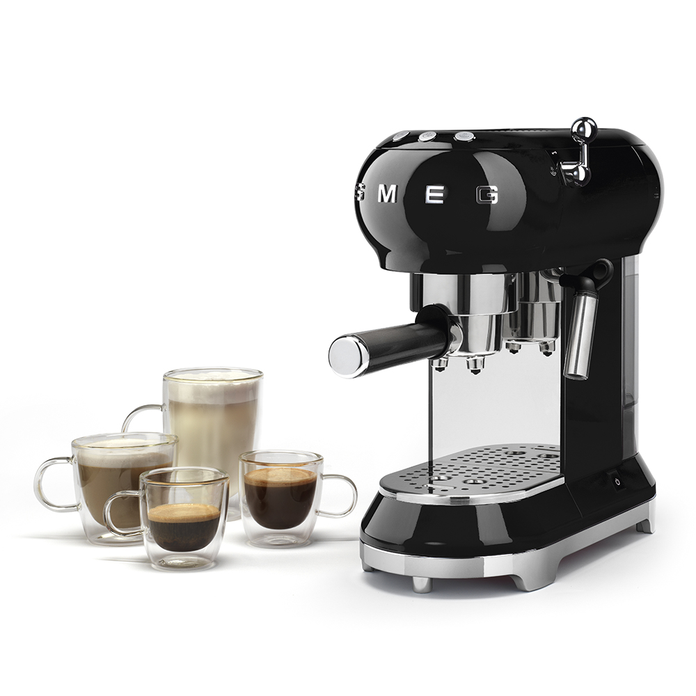Espresso Manüel Kahve Makinesi 50's Style ECF01BLEU