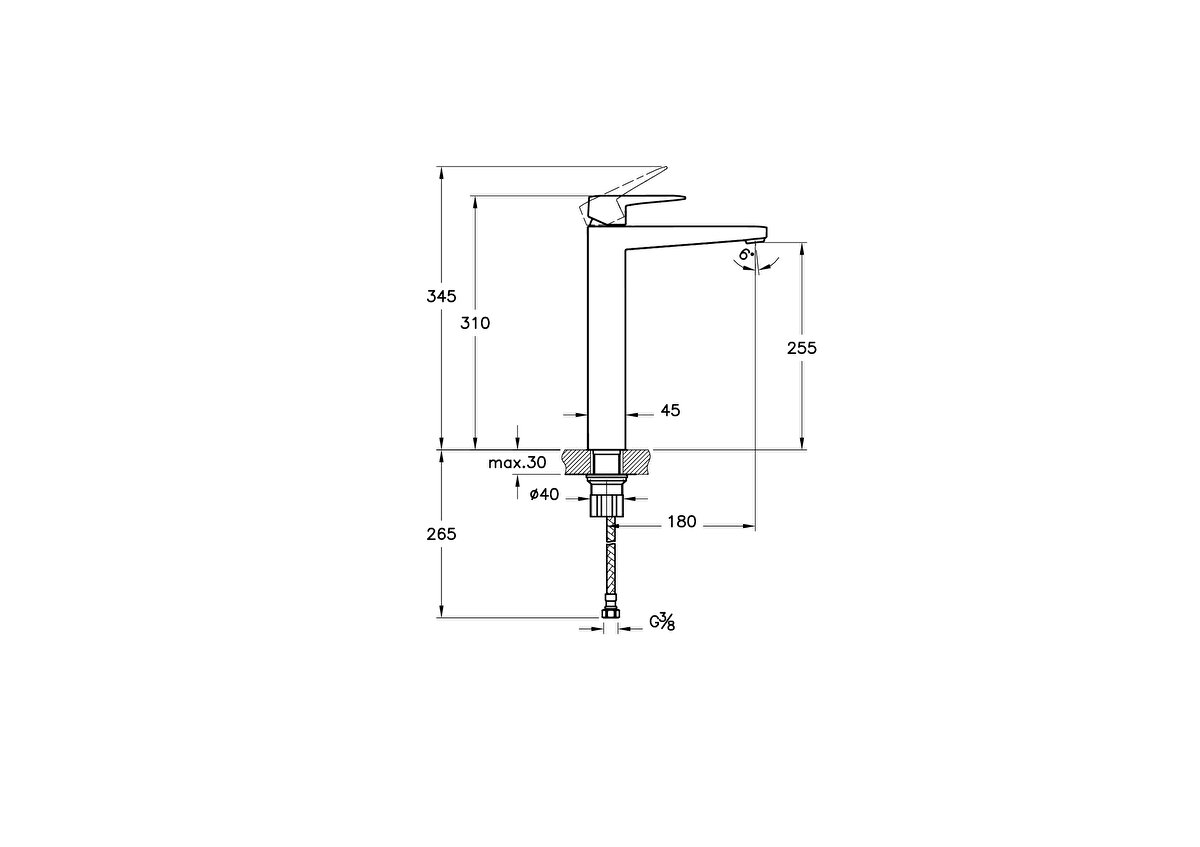 Root Square Lavabo Bataryası A4273336