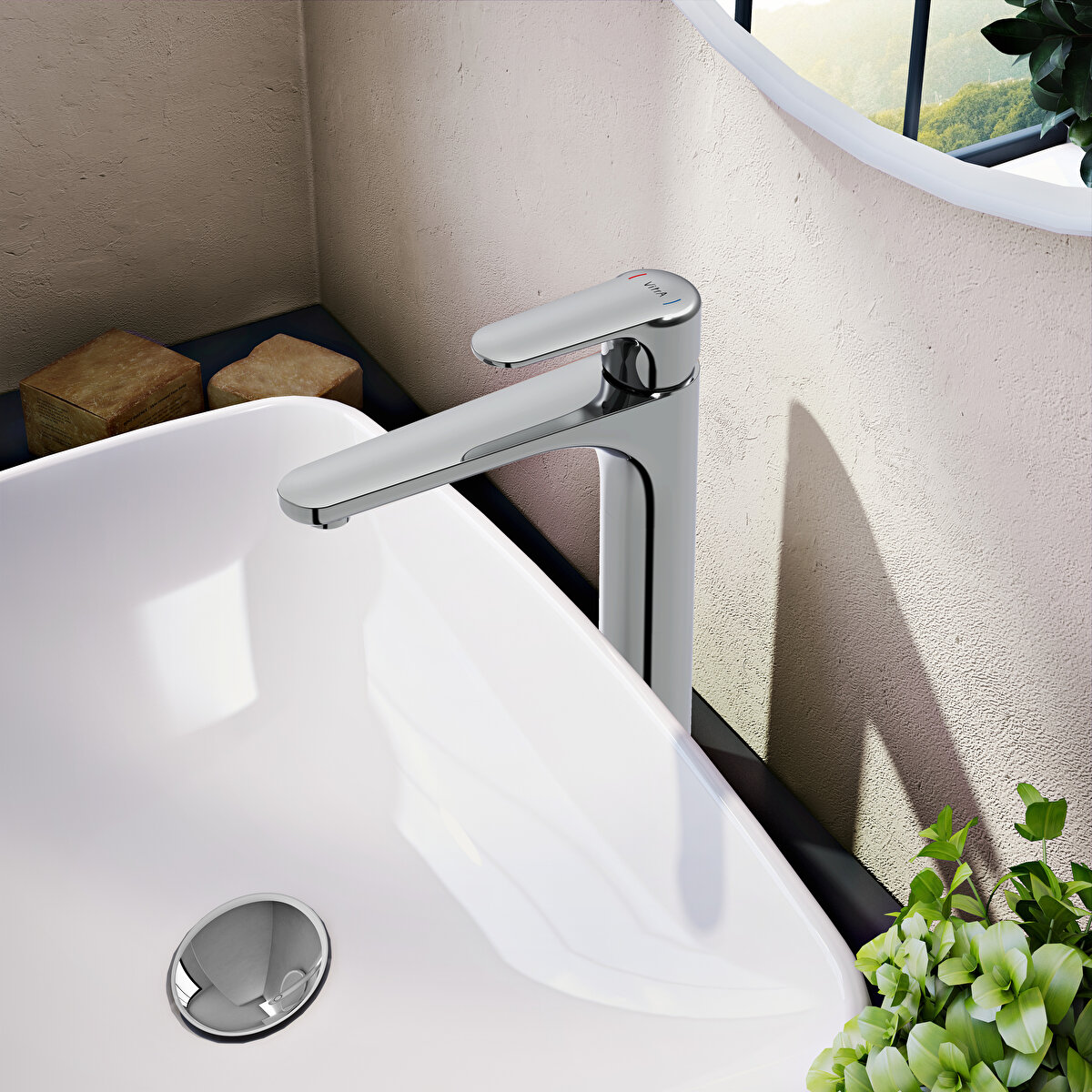 Root Round Lavabo Bataryası A42707