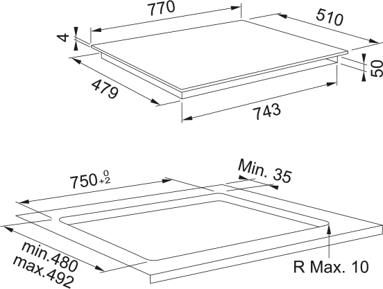 Ocak FMA 804 I F BK 108.0606.112